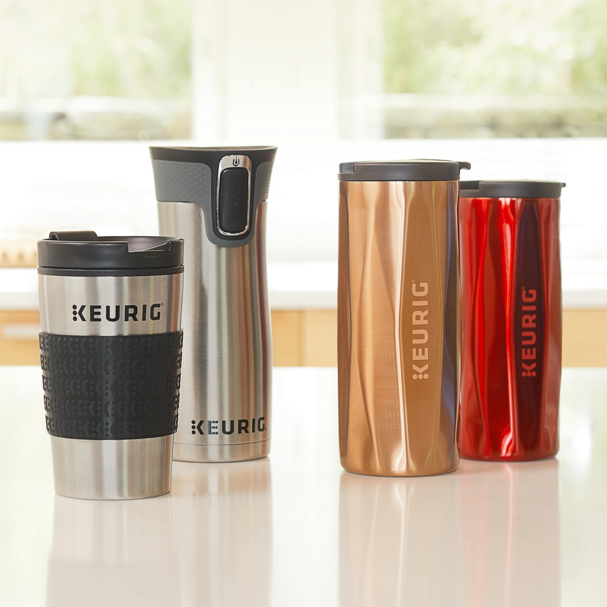 Keurig® insulated stainless steel travel mug 12oz