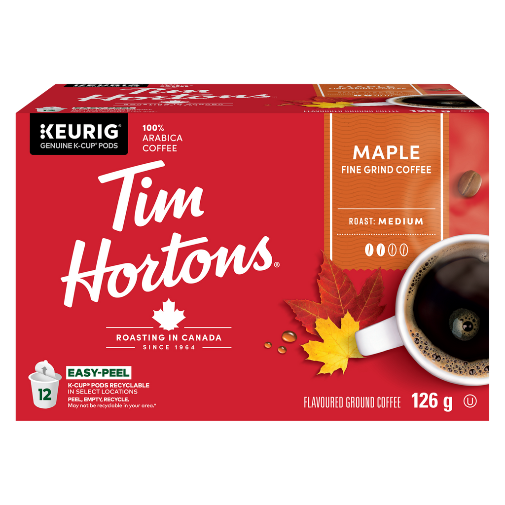 Tim Hortons Maple Flavoured Medium Roast Coffee