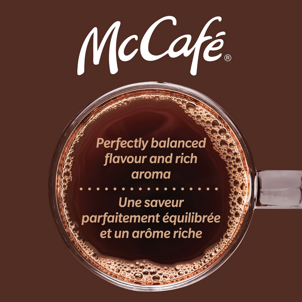 McCafé Premium Medium Dark Roast Decaf Ground Coffee Can