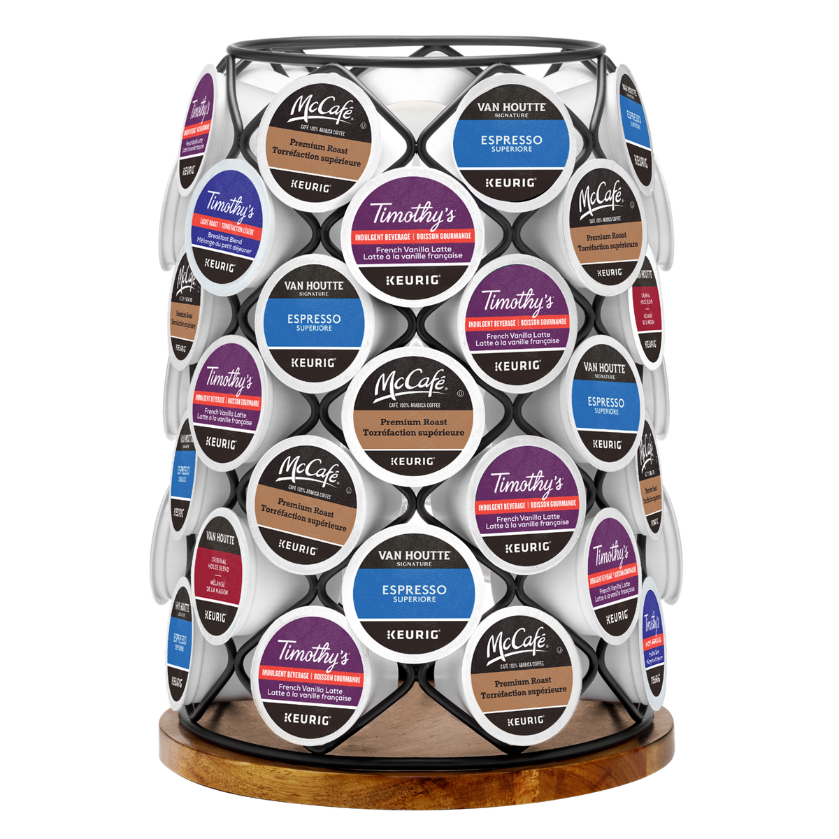Keurig® Wood And Wire K-Cup® Pod Carousel