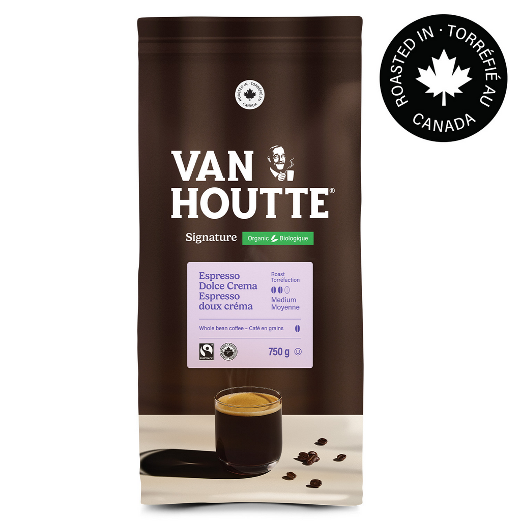 Van Houtte Signature Espresso Dolce Crema Organic Fairtrade Whole Beans