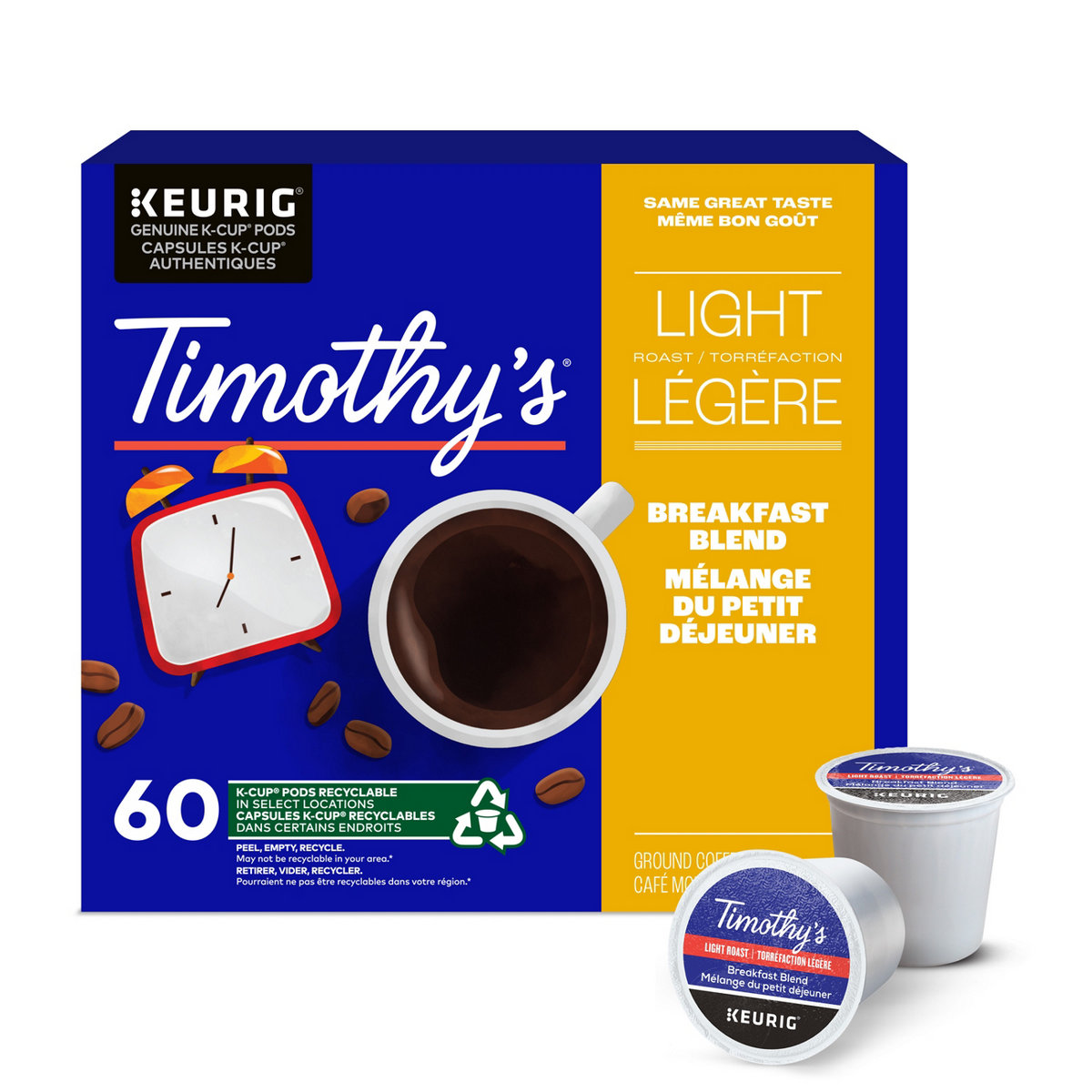 Timothy's Breakfast Blend Light Roast Coffee