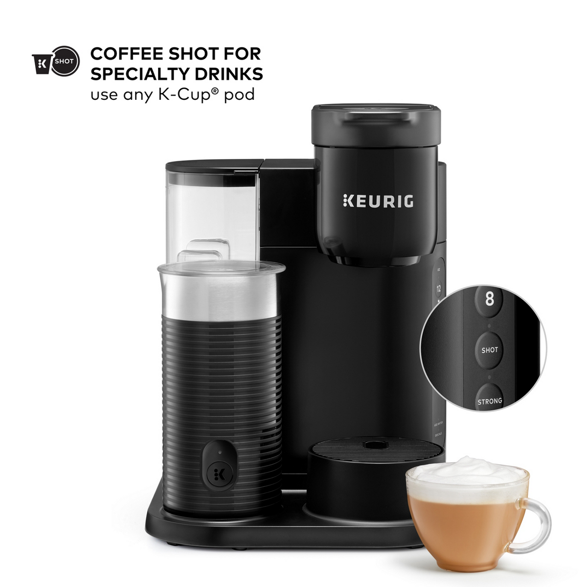Keurig® K-Café Essentials® Single Serve Coffee - Latte & Cappuccino Maker
