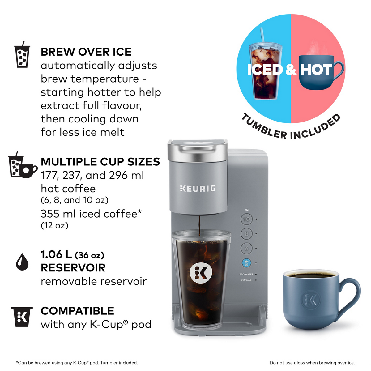 Keurig® Single Serve K-Iced Essentials® Coffee Maker