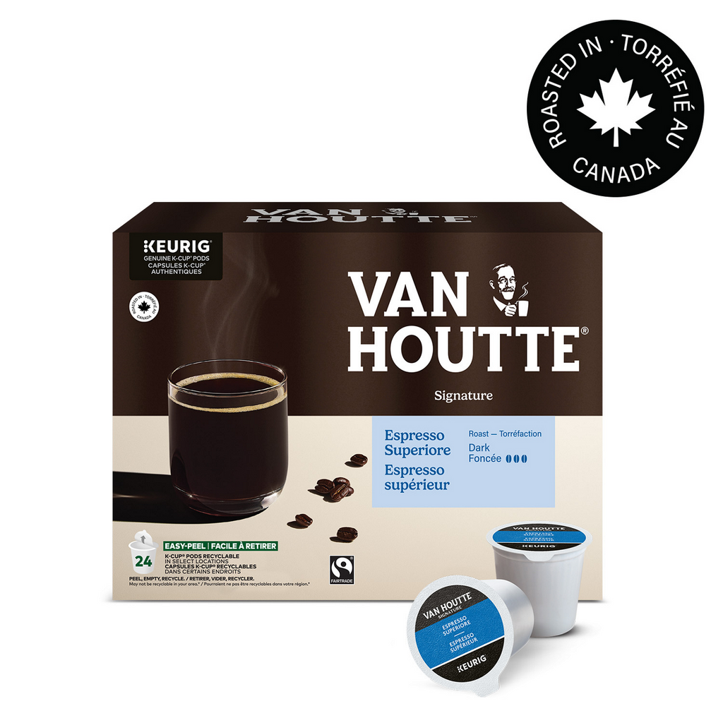 Van Houtte Espresso Superiore Fairtrade Dark Roast Signature Coffee