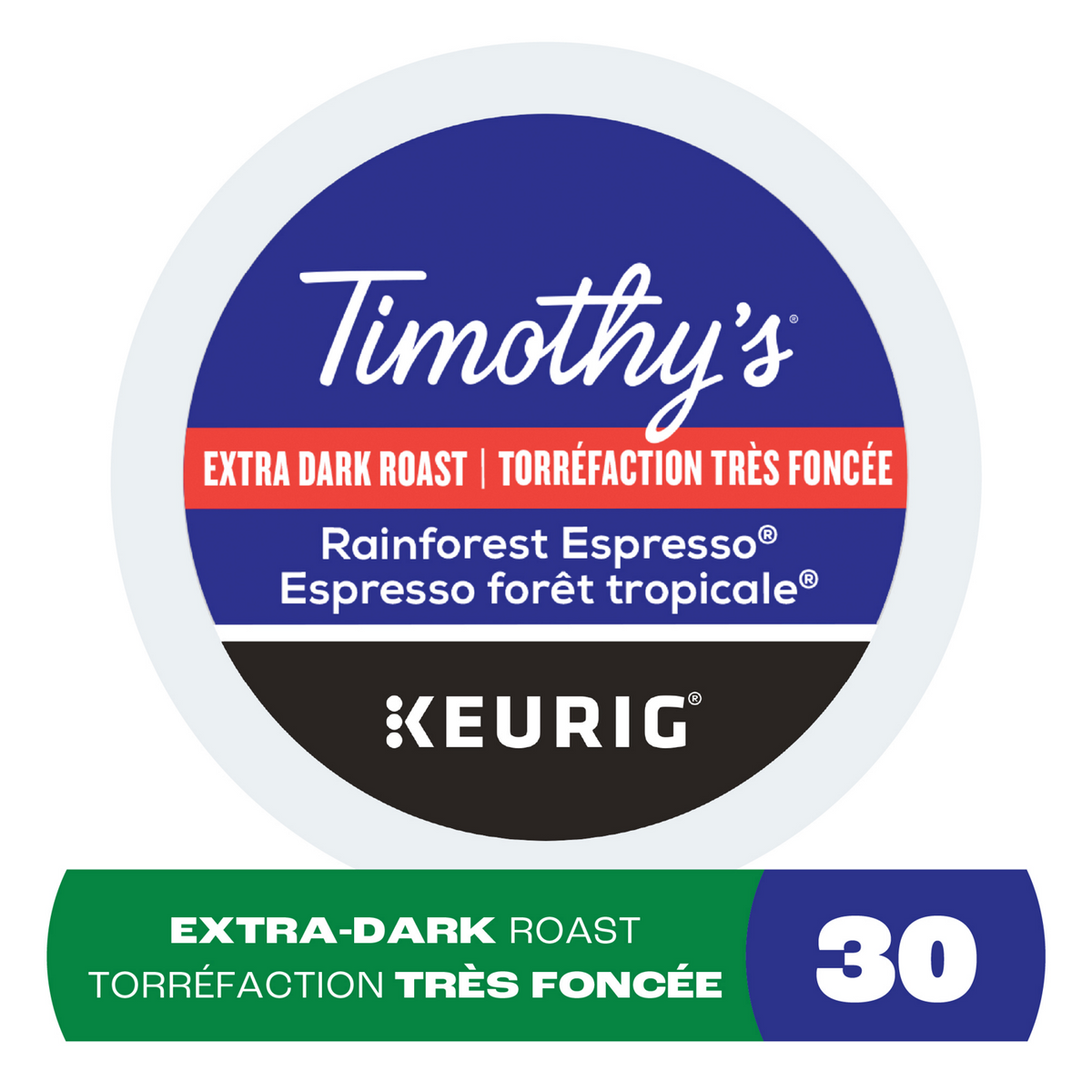 Timothy's Rainforest Espresso Extra Dark Roast Coffee
