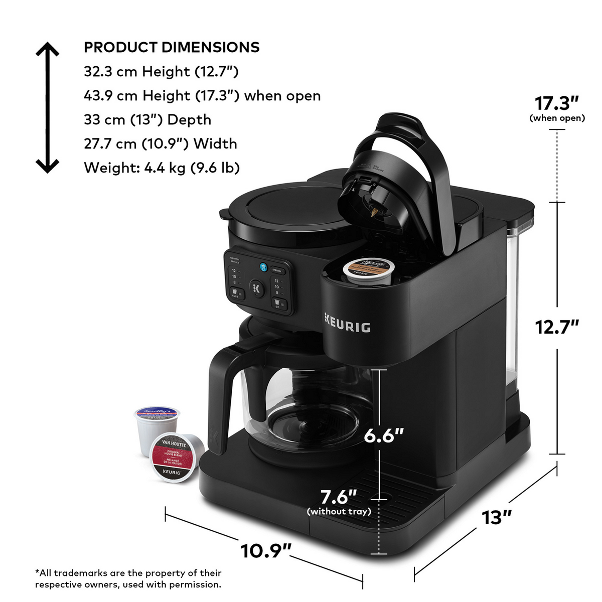 Keurig® K-Duo® Essentials Hot & Iced Single Serve & Carafe Coffee Maker Gen2