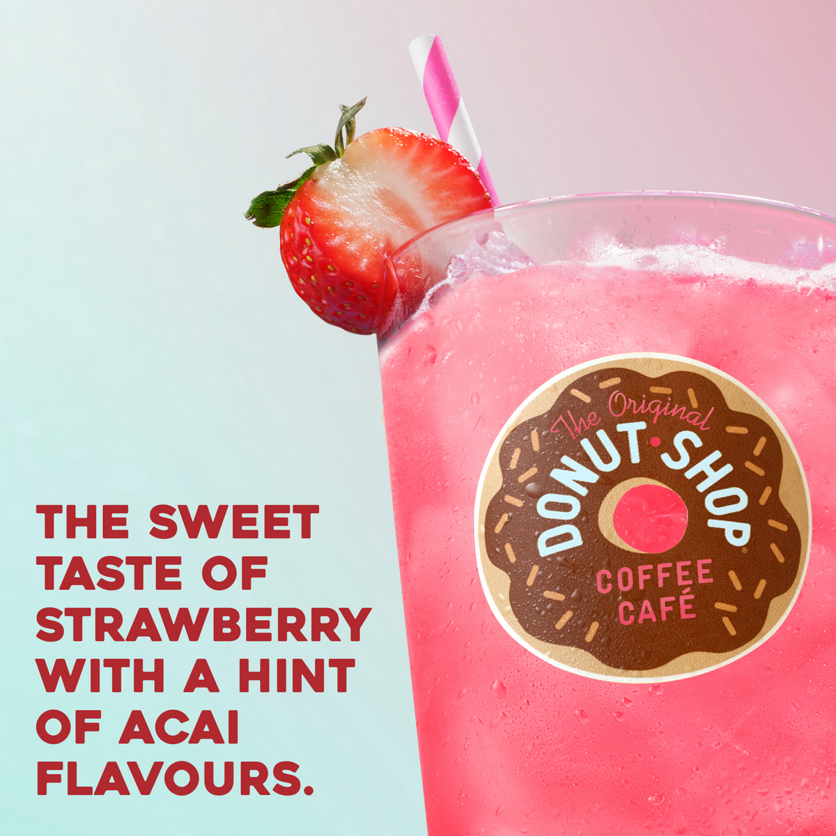 The Original Donut Shop® Strawberry Acai Iced Refreshers