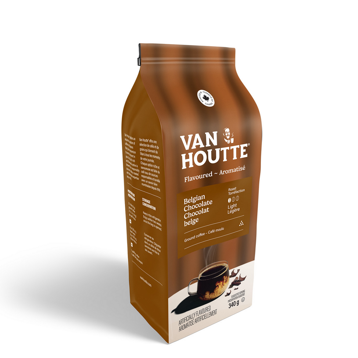 Van Houtte Belgian Chocolate Light Roast Ground