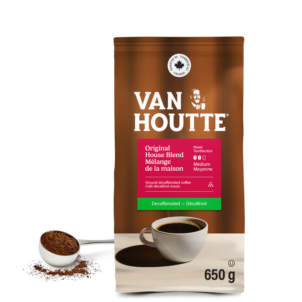 Van Houtte Original House Blend Decaf Medium Roast Ground Coffee