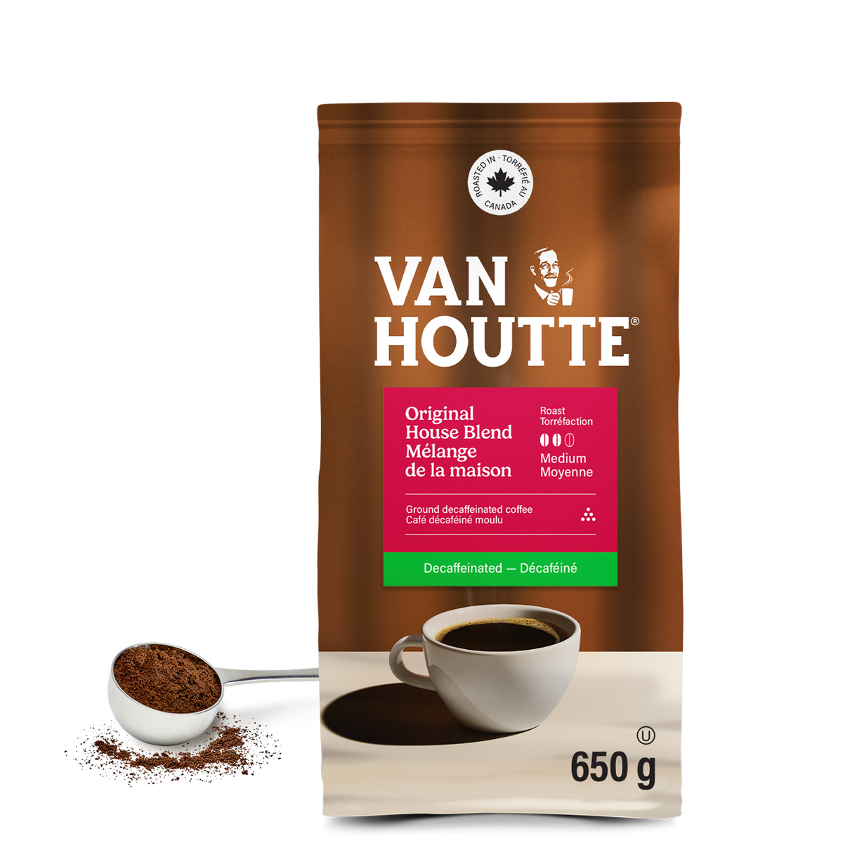 Van Houtte Original House Blend Decaf Medium Roast Ground Coffee