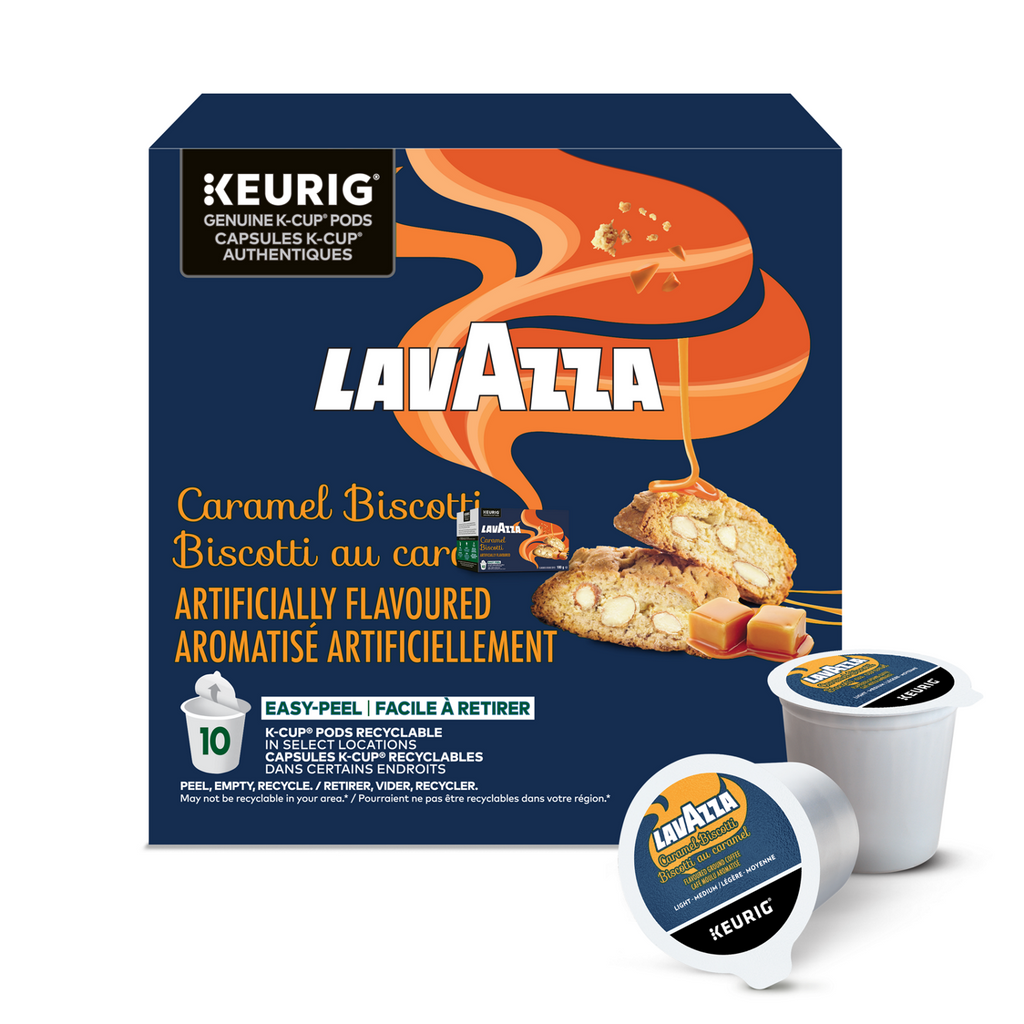 Lavazza Caramel Biscotti, K-Cup Coffee Pods