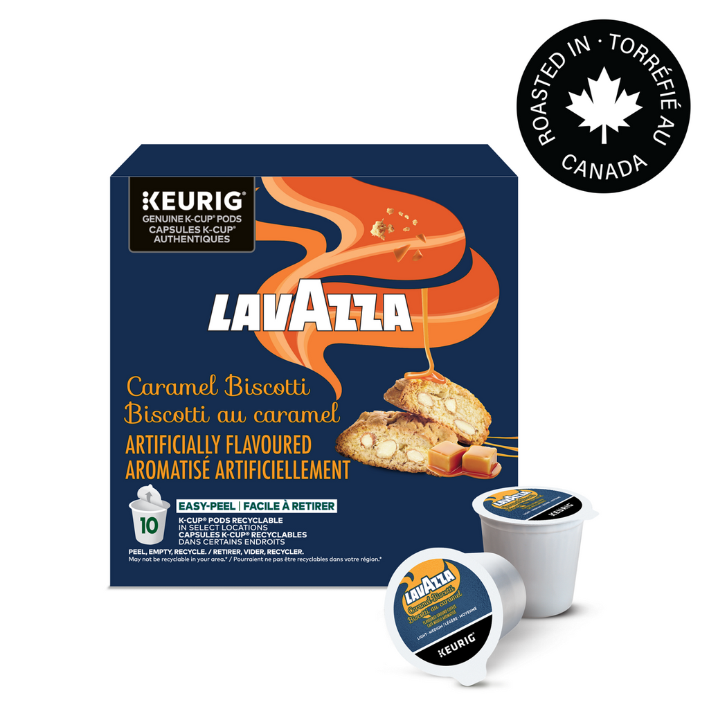 Lavazza Caramel Biscotti, K-Cup Coffee Pods
