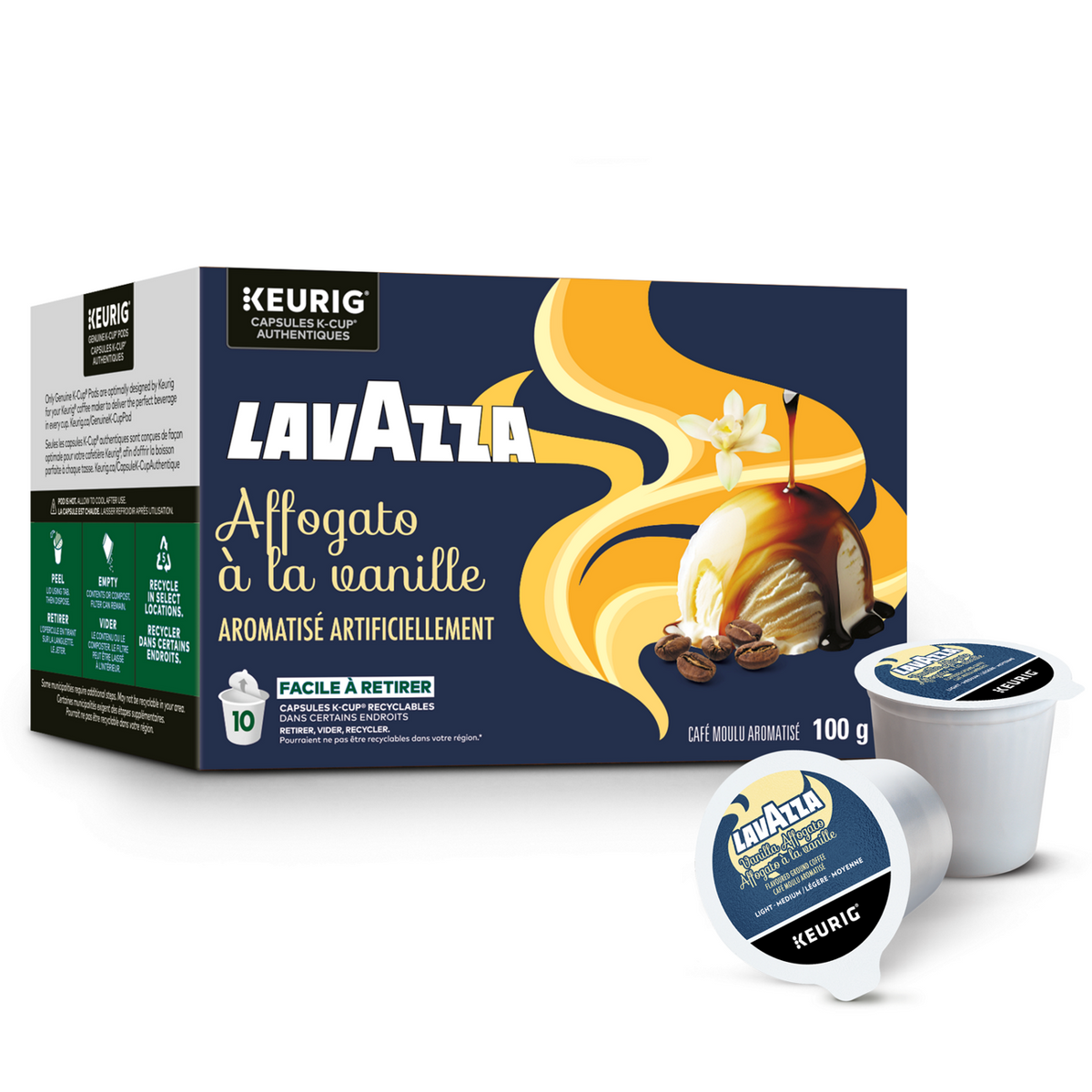Lavazza Vanilla Affogato, K-Cup Coffee Pods