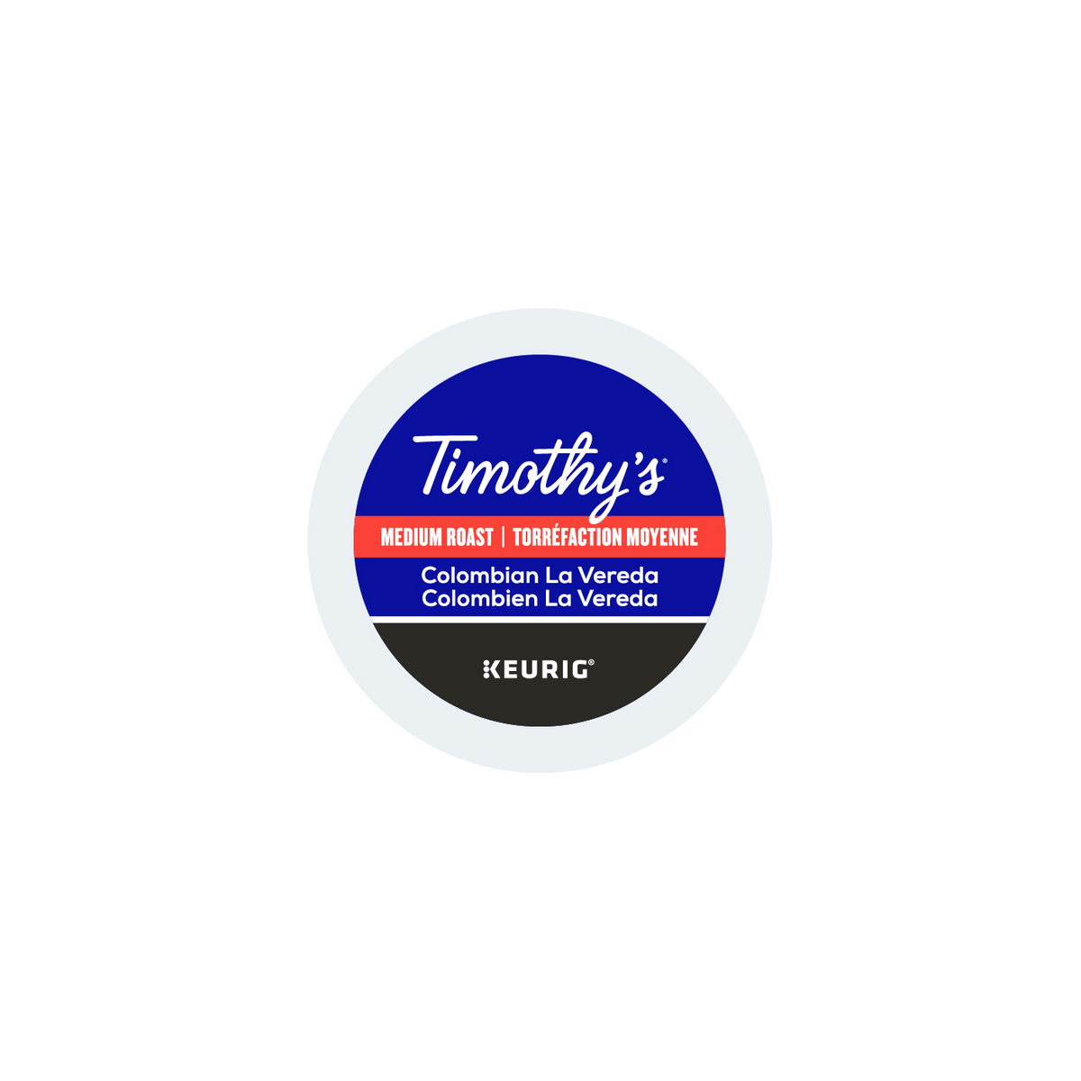 Timothy's Colombian La Vereda Medium Roast Coffee