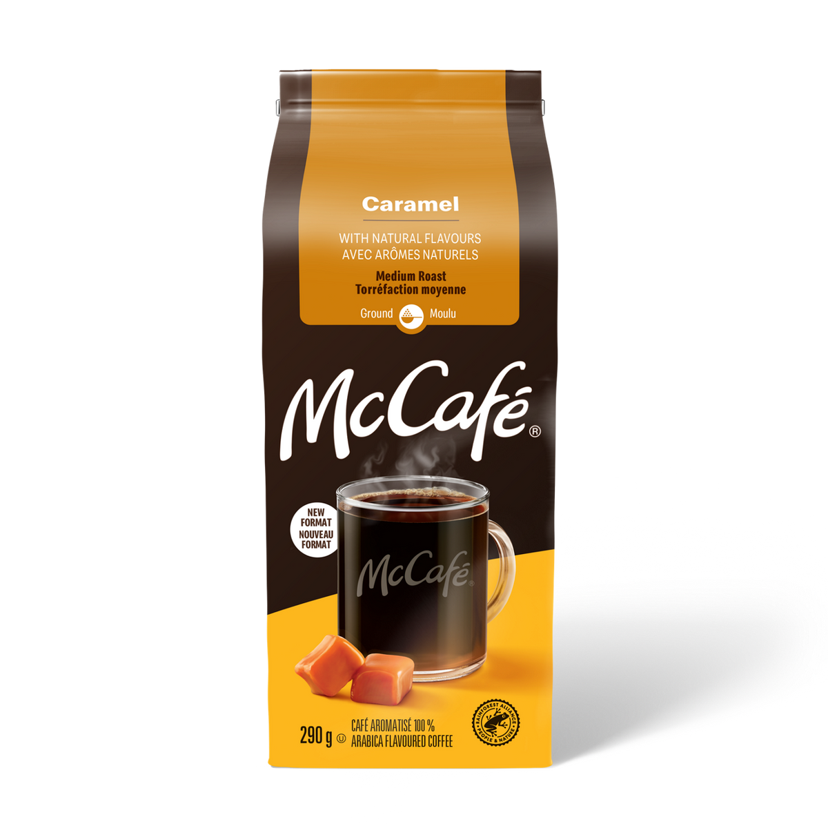 McCafé Premium Caramel Flavoured Medium Roast Ground Coffee