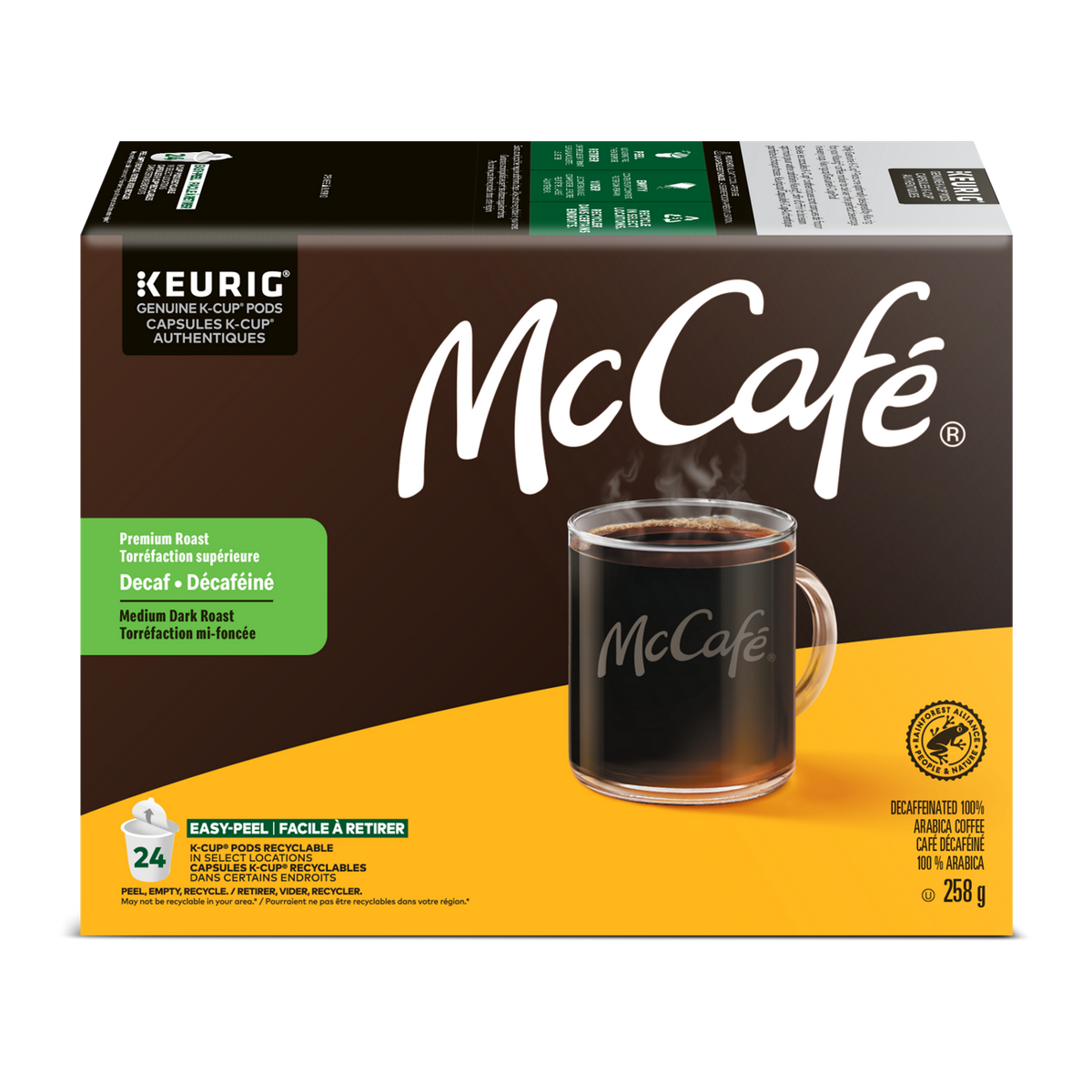 McCafé Premium Medium Dark Roast Decaf Coffee