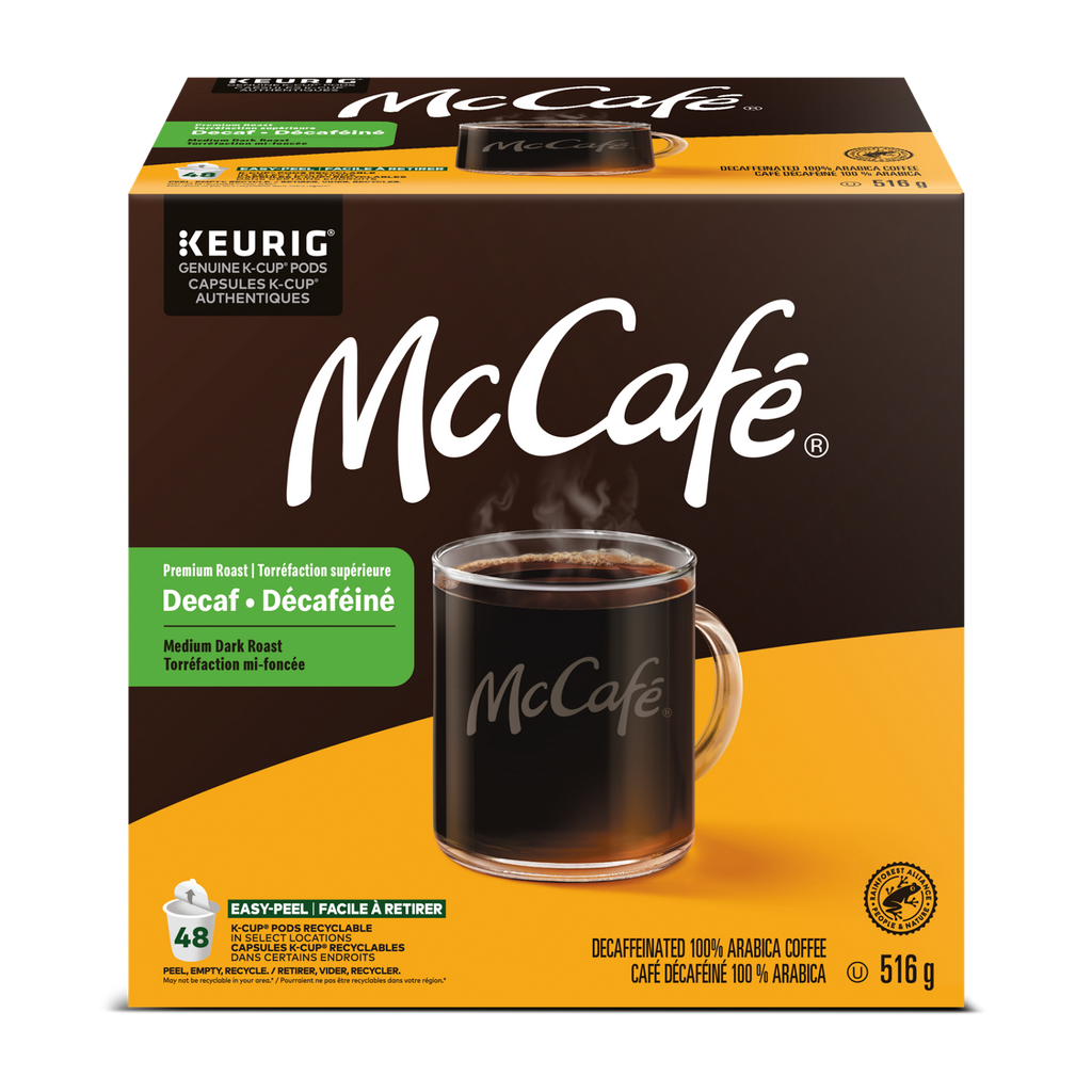 McCafé Premium Medium Dark Roast Decaf Coffee