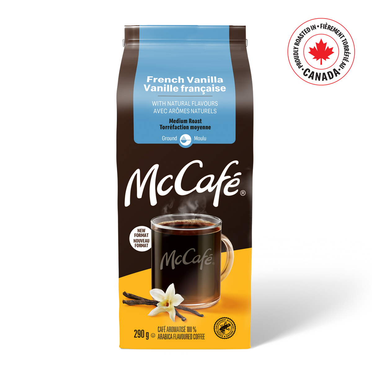 McCafé Premium French Vanilla Flavoured Medium Roast Ground Coffee
