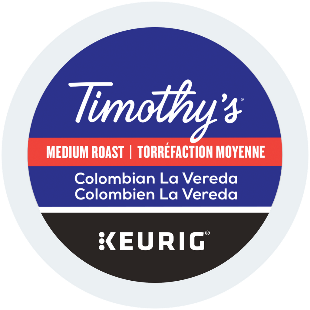 Timothy's Colombian La Vereda Medium Roast Coffee