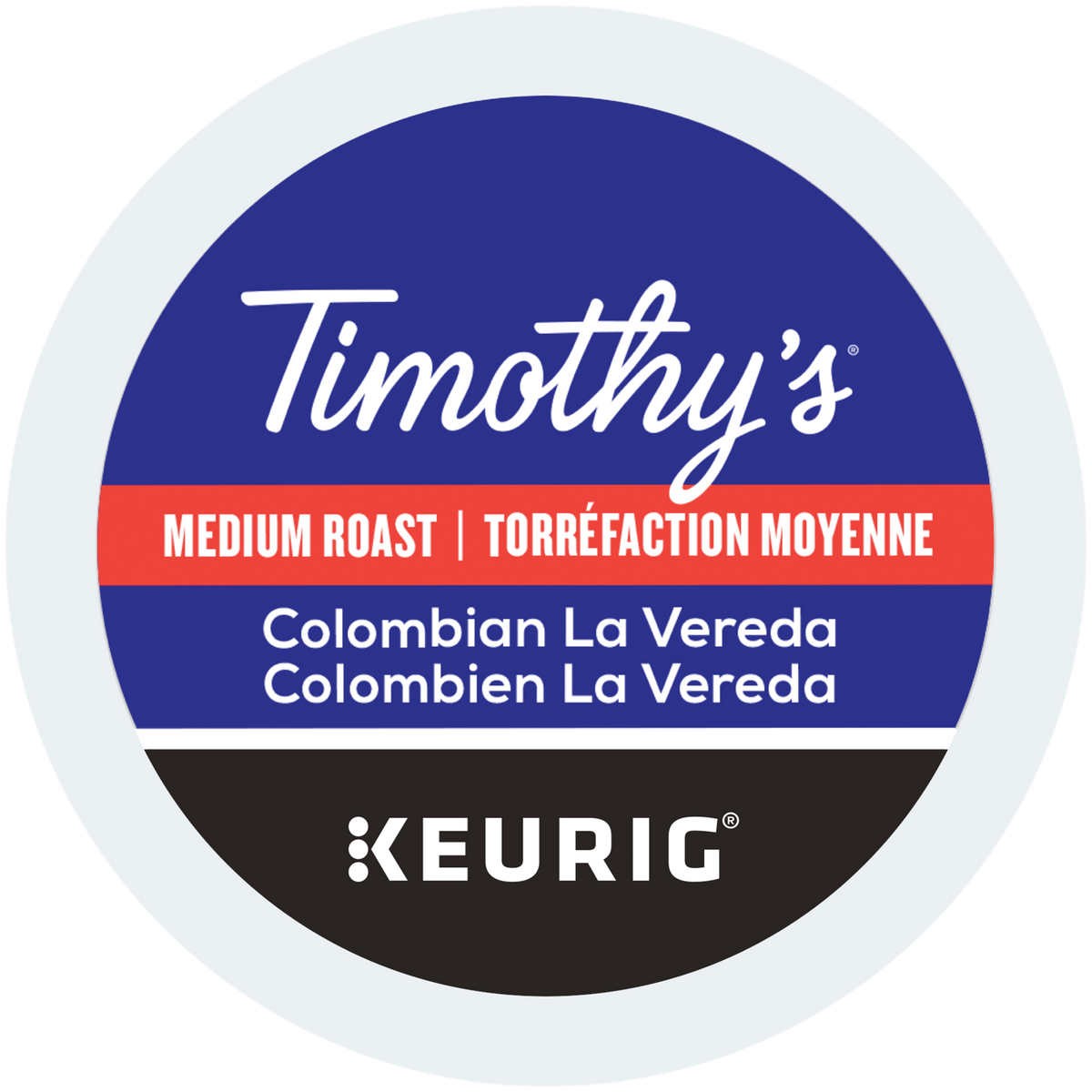 Timothy's Colombian La Vereda Medium Roast Coffee