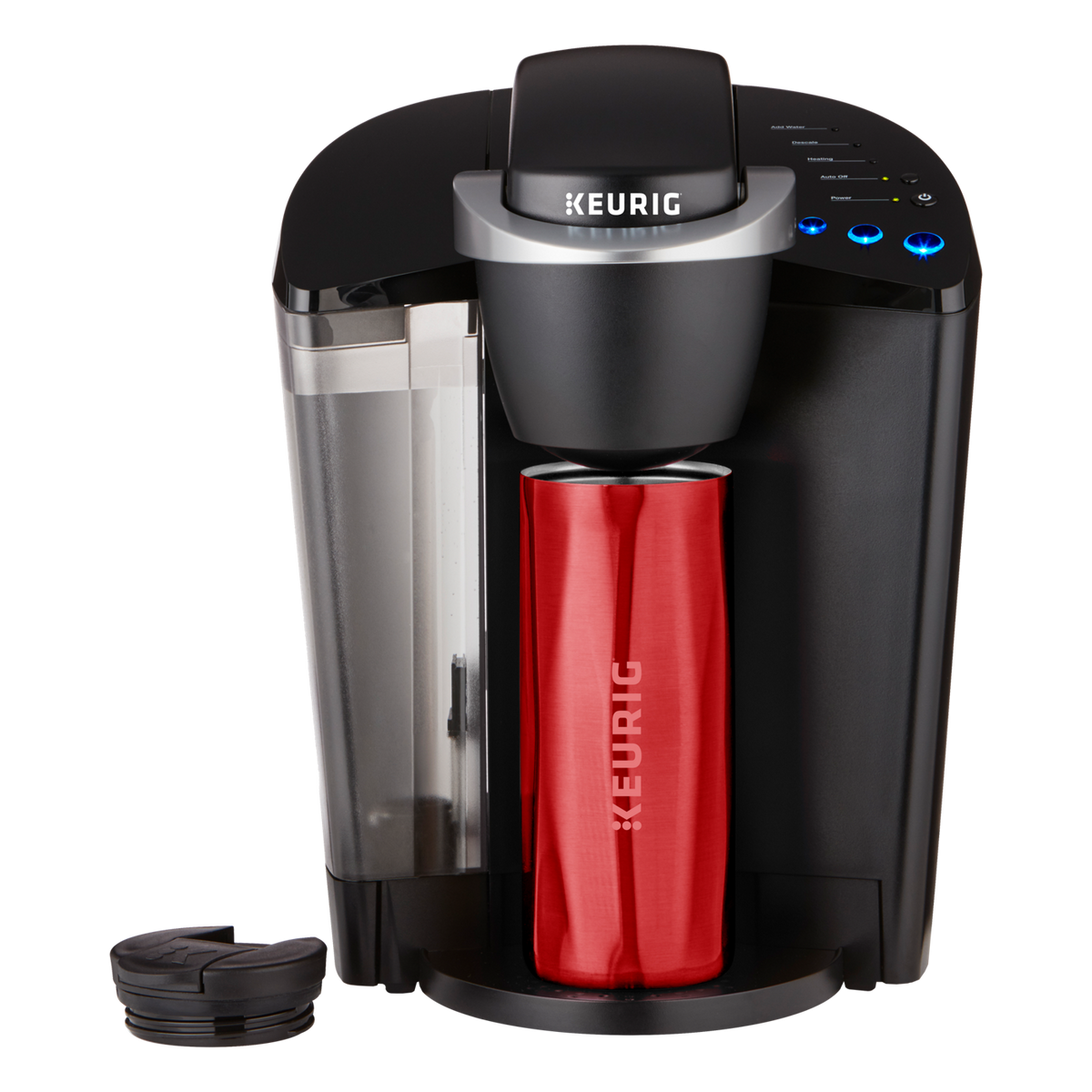 14oz. Faceted Travel Mug Red