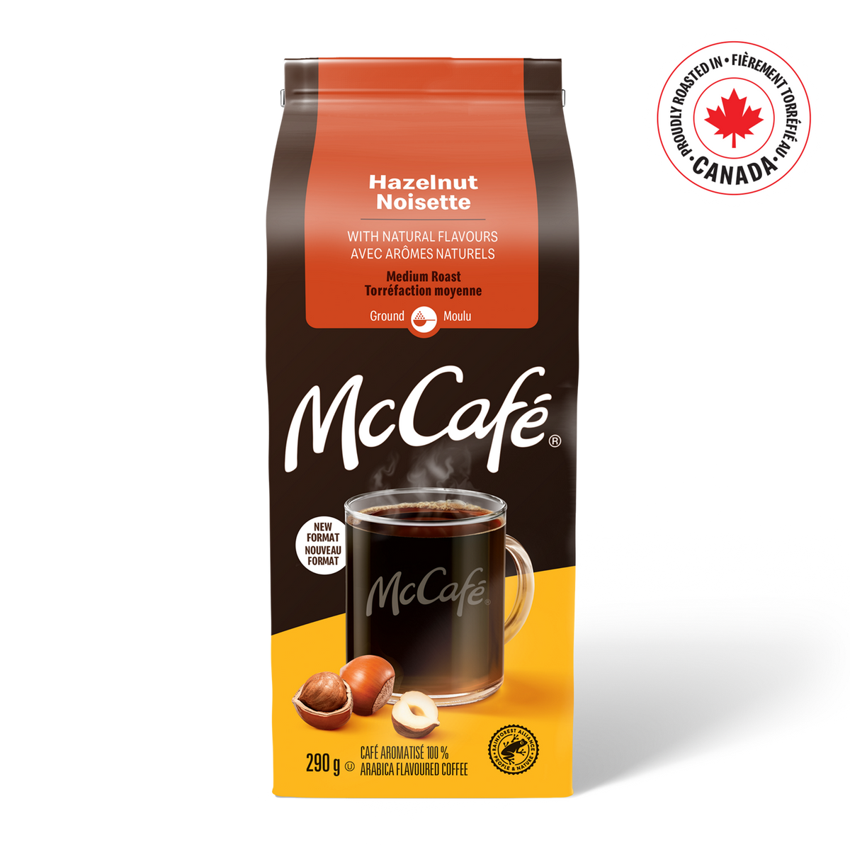 McCafé Premium Hazelnut Flavoured Medium Roast Ground Coffee