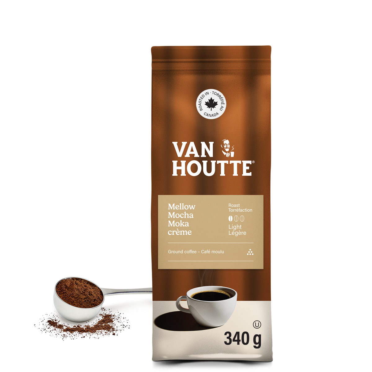Van Houtte Mellow Mocha Light Roast Ground Coffee